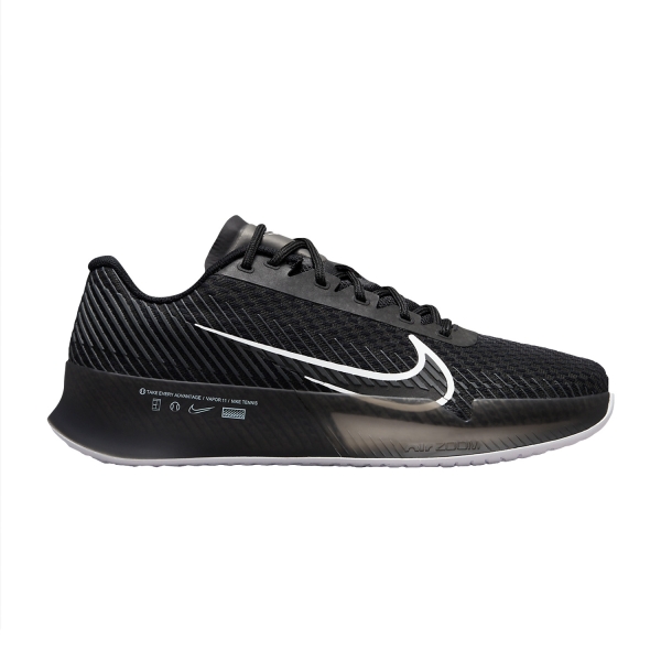 Women`s Tennis Shoes Nike Court Air Zoom Vapor 11 HC  Black/White/Anthracite DR6965001