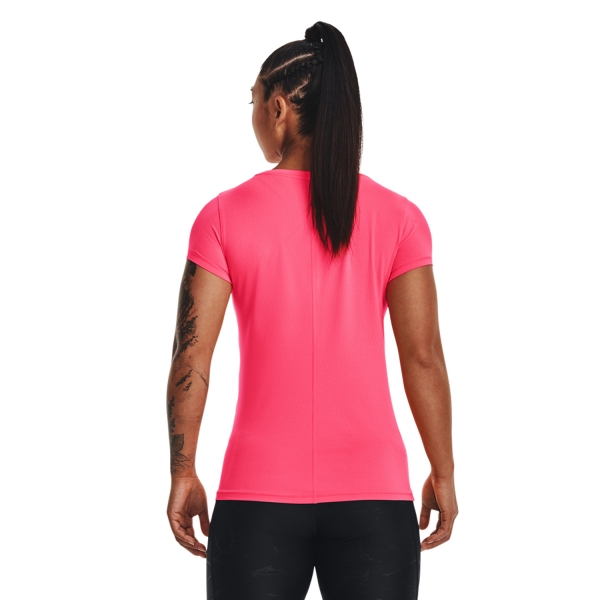 Under Armour HeatGear Armour Women's Tennis T-Shirt - Pink Shock
