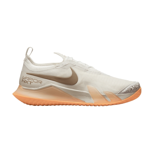 Women`s Tennis Shoes Nike React Vapor NXT HC  Sail/Dark Driftwood/Light Bone/Peach Cream CV0742102