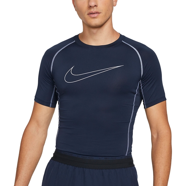 Tennis Men's Underwear Nike Pro Logo TShirt  Obsidian/Iron Purple DD1992451
