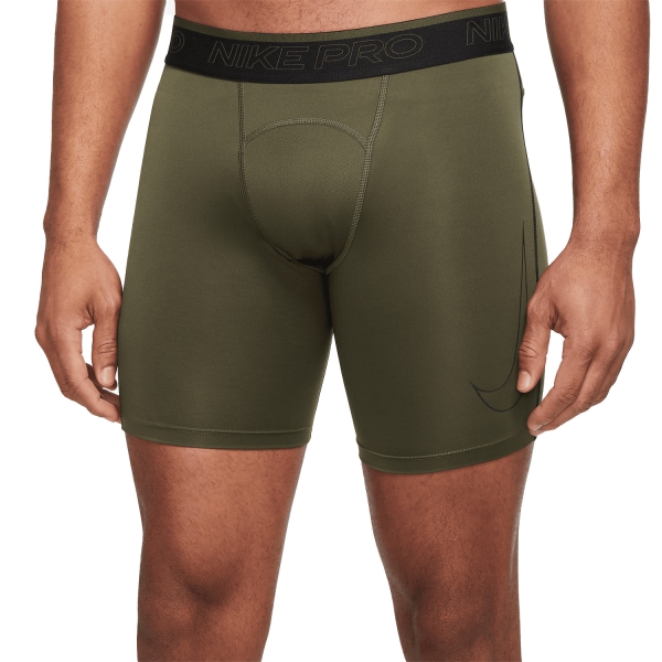 Tennis Men's Underwear Nike Pro DriFIT Short Tights  Rough Green/Black DD1917326