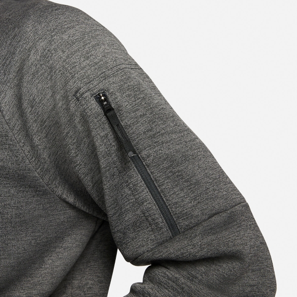 Nike Therma-FIT Hoodie - Charcoal Heather/Dark Smoke Grey/Black
