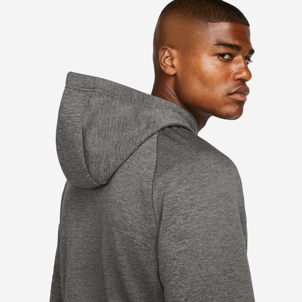 Nike Therma FIT Men s Tennis Hoodie Charcoal Heather