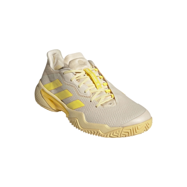 adidas Barricade de Hombre - Ecru/Yellow