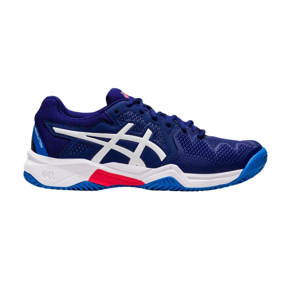 Zapatilla Asics Niño Gel Game 8 Clay GS Azul Blanco