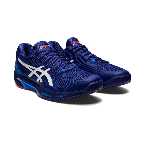 Asics Solution Speed FF 2 Men s Tennis Shoes Dive Blue White