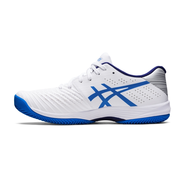 Asics Solution Swift FF Clay - White/Electric Blue