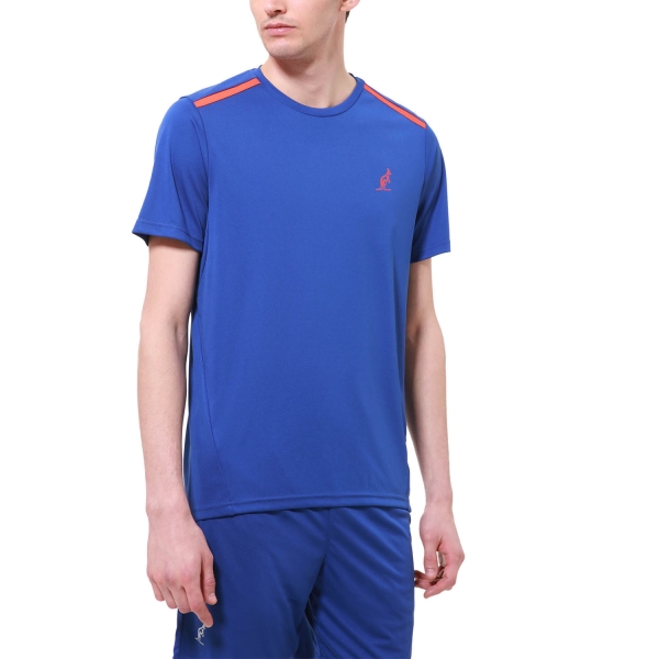 Men's Tennis Shirts Australian Ace TShirt  Royal Blu/Orange TEUTS0002B54A