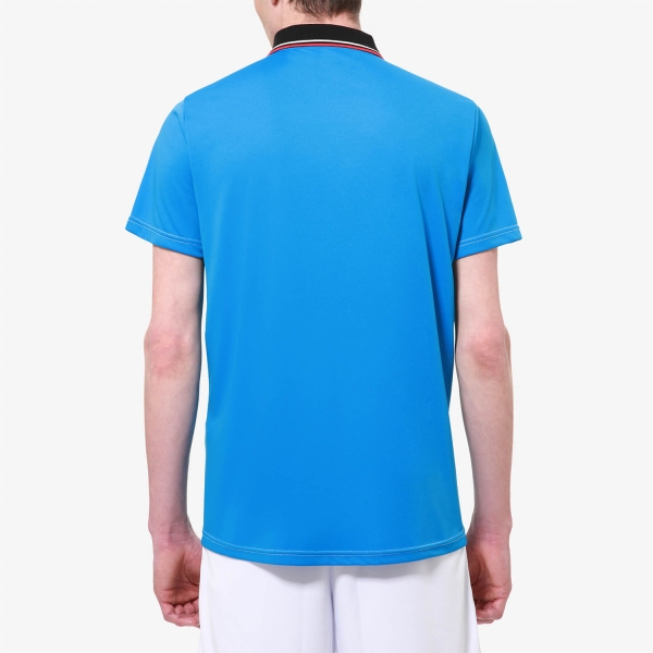 Australian Ace Technical Polo - Blu Capri/Bianco