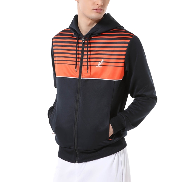 Giacche da Tennis Uomo Australian Australian Double Lines Chaqueta  Blu Navy  Blu Navy TEUGC0010200