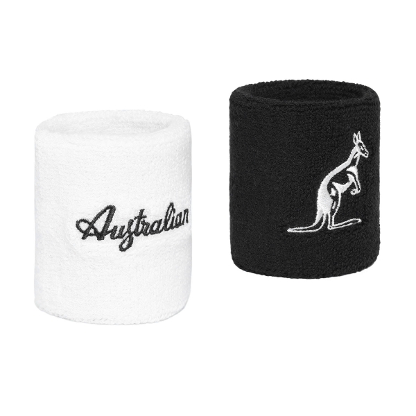 Muñequeras Tenis Australian H8 Munequeras Cortas  Nero/Bianco TEXPS0007003002