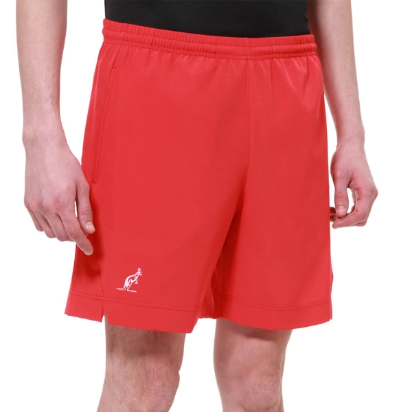 Pantaloncini Tennis Uomo Australian Australian Slam Logo 7in Pantaloncini  Rosso Vivo  Rosso Vivo TEUSH0002720