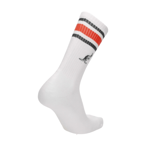 Australian Stripes Socks - Bianco/Rosso Vivo