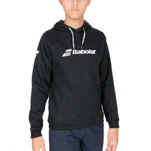 Boy Tracksuit and Hoodie Babolat Exercise Hoodie Boy  Black 4JP10412000