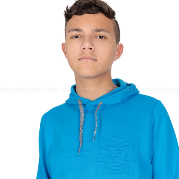 Babolat Exercise Hoodie Boy - Blue Aster