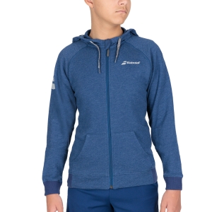 Boy Tracksuit and Hoodie Babolat Exercise Hoodie Boy  Estate Blue Heather 4BP11214005