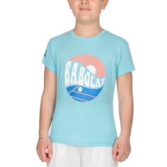 Babolat Exercise Vintage T-Shirt Boy - Angel Blue Heather