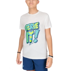 Babolat Exercise Message T-Shirt Boy - White