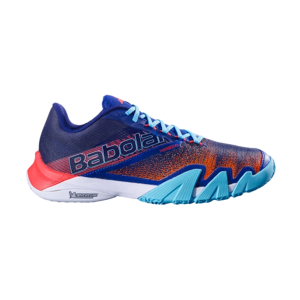 Padel Shoes Babolat Jet Premura 2  Blue/Poppy Red 30F227524100