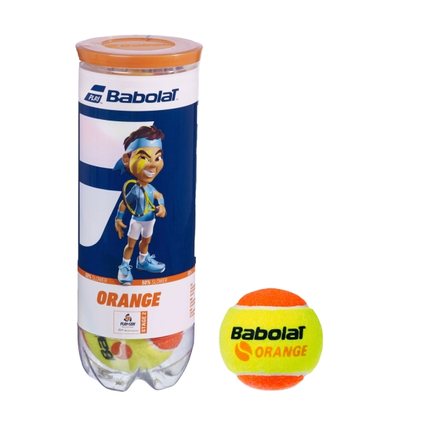 Babolat Tennis Balls Babolat Orange  3 Ball Can 501035
