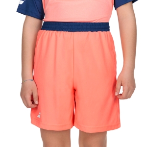 Tennis Shorts and Pants for Boys Babolat Play 5in Shorts Boy  Fluo Strike/Estate Blue 3BTD0615053