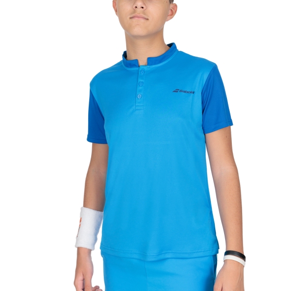 Tennis Polo and Shirts Boy Babolat Play Polo Boy  Blue Aster 3BP10214049