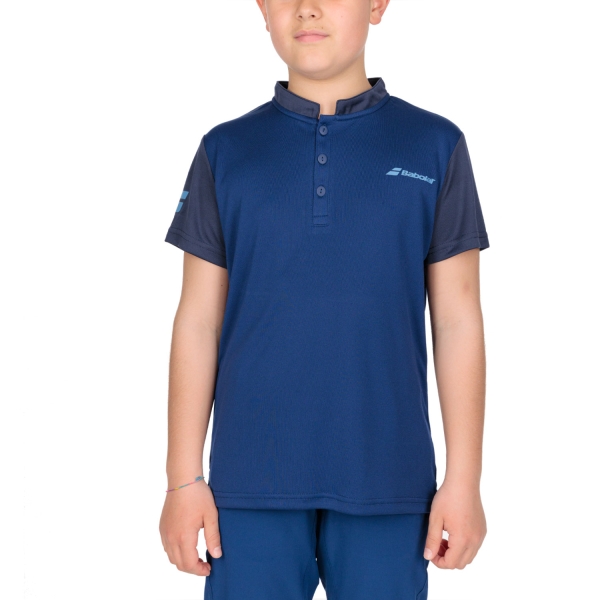 Polo y Camiseta de Tenis Niño Babolat Play Polo Nino  Estate Blue 3BP10214000