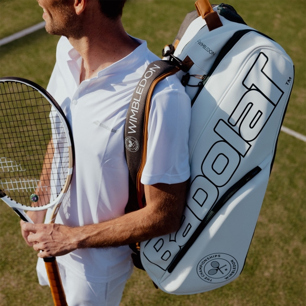 Babolat Pure x 12 Wimbledon Bag - White/Grey