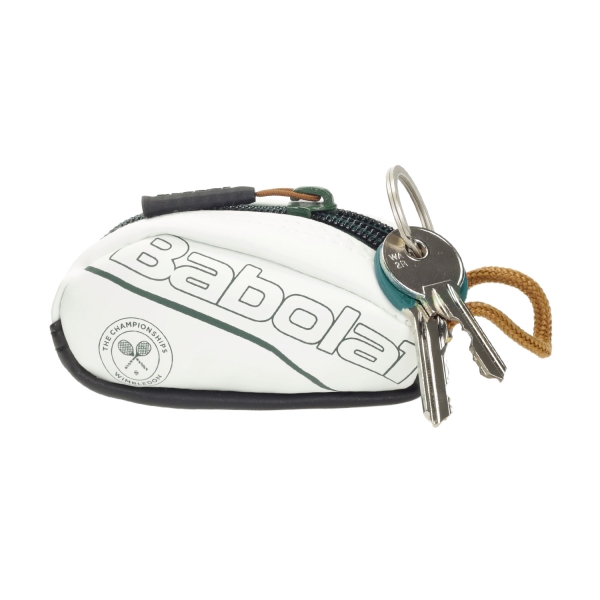 Various Accessories Babolat Wimbledon Key Ring  White/Green 742030100