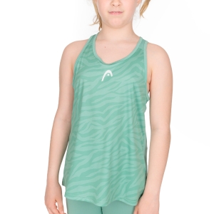 Top and Shirts Girl Head Agility Tank Girl  Nile Green/Print Vision 816132NGXW