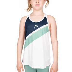 Top and Shirts Girl Head Agility Tank Girl  Print Vision/Nile Green 816132XRNG