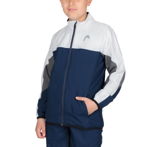 Tennis Jackets for Boys Head Club 22 Jacket Boy  Dark Blue 816161DB