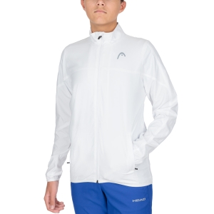 Tennis Jackets for Boys Head Club 22 Jacket Boy  White 816161WH