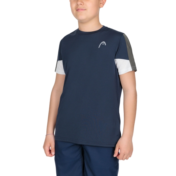 Polo y Camiseta de Tenis Niño Head Club 22 Tech Camiseta Nino  Dark Blue 816171DB
