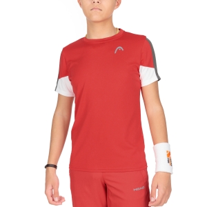 Tennis Polo and Shirts Boy Head Club 22 Tech TShirt Boy  Red 816171RD