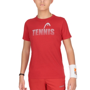 Tennis Polo and Shirts Boy Head Club Colin TShirt Boy  Red 816302RD