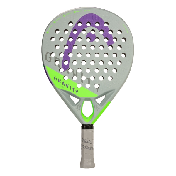 Head Gravity Padel Racket Head Gravity Elite Padel  Silver/Green/Purple 228182