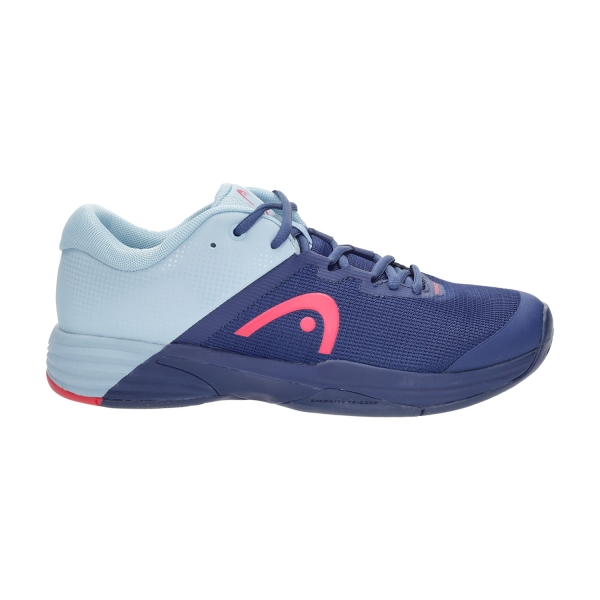 Women`s Tennis Shoes Head Revolt Evo 2.0  Dark Blue/Azalea 274202 DBAZ