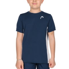 Head Slice T-Shirt Boy - Dark Blue/White