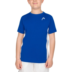 Tennis Polo and Shirts Boy Head Slice TShirt Boy  Royal/White 816012ROWH