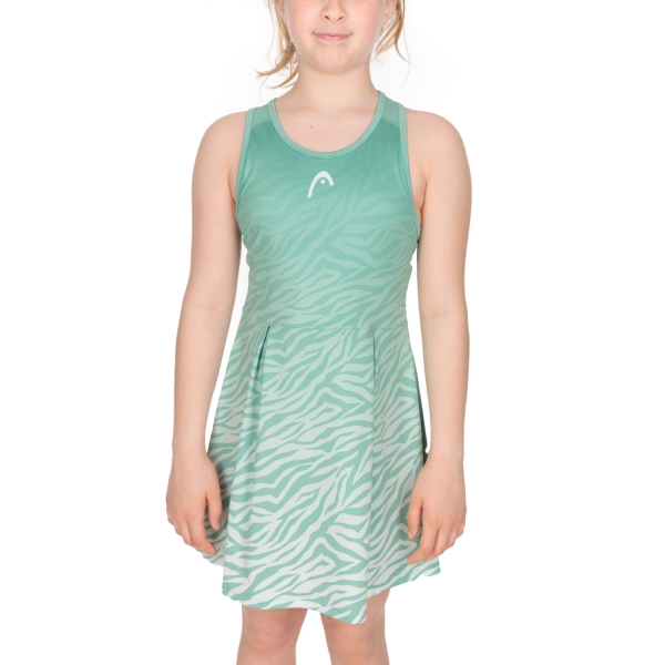 Vestitino Tennis Girl Head Spirit Vestito Bambina  Nile Green/Print Vision 816142NGXW