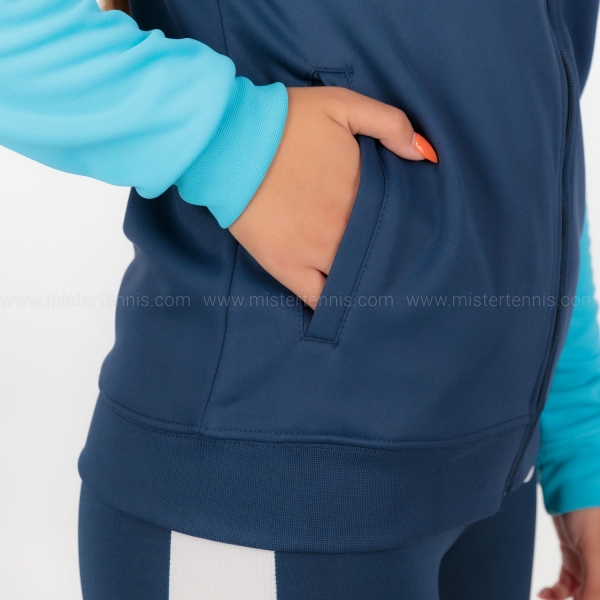 Joma Academy IV Hoodie - Navy/Fluor Turquoise