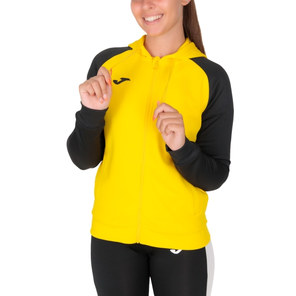 Women's Tennis Shirts and Hoodies Joma Academy IV Hoodie  Yellow/Black 901336.901