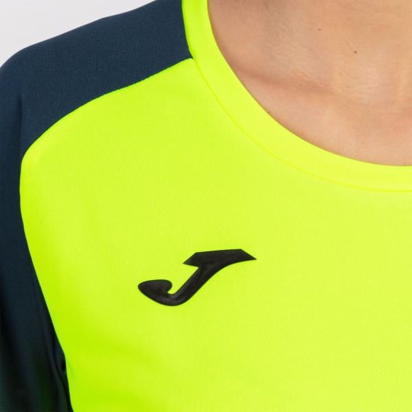 Joma Academy IV Camiseta - Fluor Yellow/Navy