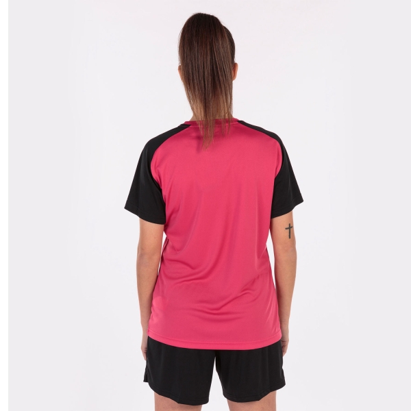 Joma Academy IV T-Shirt - Fuchsia/Black