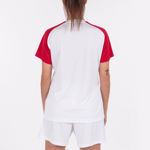 Joma Academy IV T-Shirt - White/Red