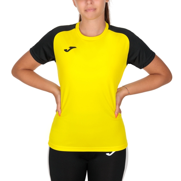 Camisetas y Polos de Tenis Mujer Joma Academy IV Camiseta  Yellow/Black 901335.901