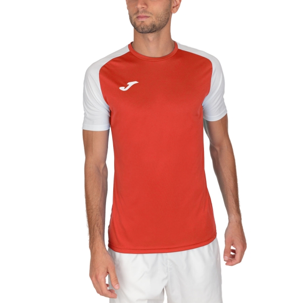 Camisetas de Tenis Hombre Joma Academy IV Camiseta  Red/White 101968.602