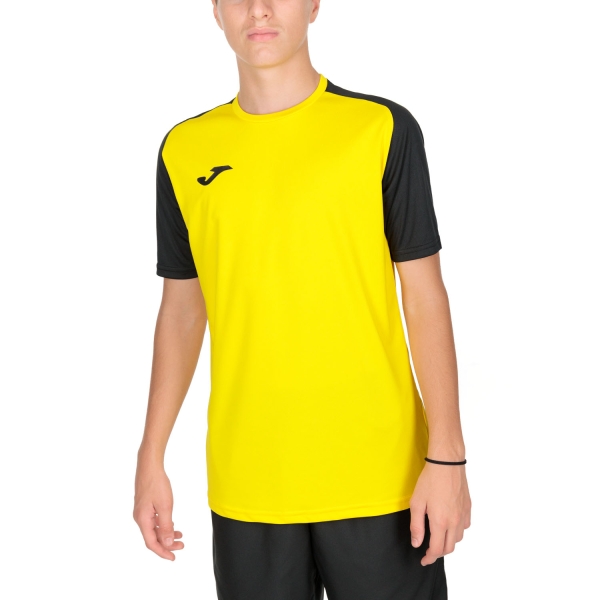 Maglietta Tennis Uomo Joma Joma Academy IV TShirt  Yellow/Black  Yellow/Black 101968.901