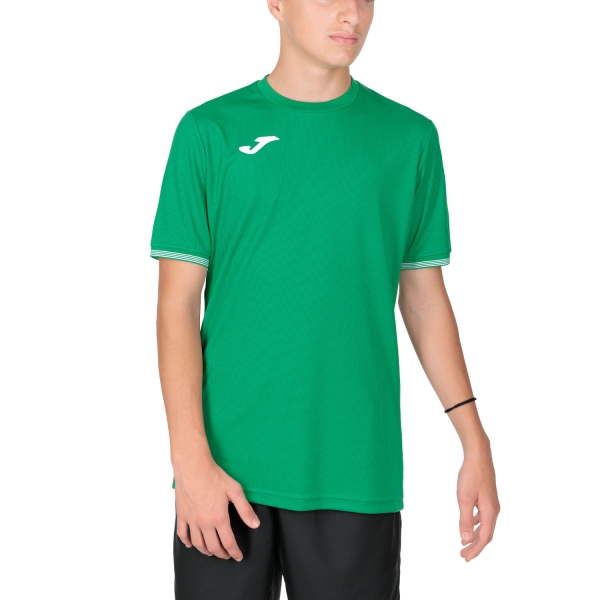 Camisetas de Tenis Hombre Joma Campus III Camiseta  Green 101587.450
